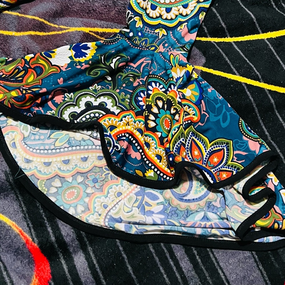Medium length floral dress
